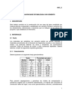 Idu Base Estabilizada Con Cemento Clase C