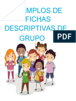 Ejemplos de Fichas Descriptivas de Grupo