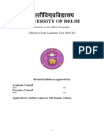 Geography BA Hons & Prog - CBCS Du