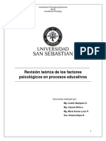 Revisión Teórica de Los Factores Psicológicos en Contextos Educativos (02.10.19)