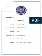 Research Presentation.1/ History of Social Policy in United Kingdom