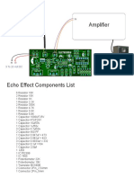 ELECTROIND Echo Effect Preamp Board For Microphone With PT2399 IC DIY