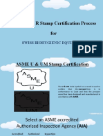 ASME U & UM Stamp Certification Process