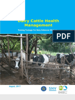 Dairy Cattle Health Management Training Manual and Guidelinel