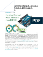 Arduino FreeRTOS Tutorials