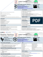 Mobile Hacking: Cheat Sheet