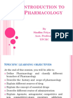 Introduction To Pharmacology