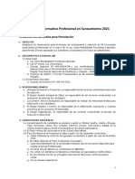 Lineamiento Del Programa Formativo Profesional en Saneamiento