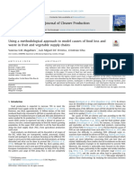 Using A Methodological Approach To Model Causes of Food Loss and Waste in Fruit and Vegetable Supply Chains