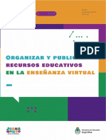 Organizar y Publicar Recursos Educativos en La Enseñanza Virtual - Texto Descargable