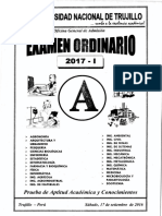 Examen Ordinario UNT 2017-I (A)