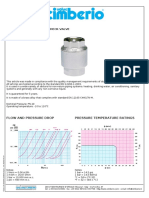 "Sprint" Spring-Loaded Check Valve: Flow and Pressure Drop Pressure Temperature Ratings