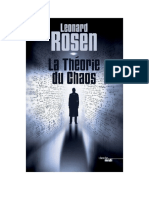 Ebook Leonard Rosen - La Theorie Du Chaos