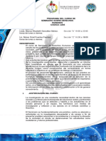 WWW - Derecho.cunoc - Edu: Programa Del Curso de Seminario Sobre Derechos Humanos CÓDIGO: 2265 Profesora