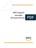 AWS Support: User Guide API Version 2013-04-15