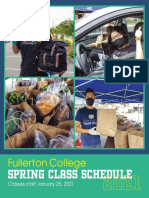 Fullerton College Schedule Spring 2021 Web