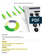 Pre Finals Quiz 2 - Accounting For Government & Non-Profit Organizations