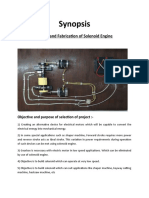 Synopsis: Design and Fabrication of Solenoid Engine