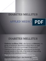 Diabetes Mellitus: Appled Medicine