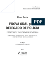 Prova Oral para Delegado de Polícia: Alison Rocha