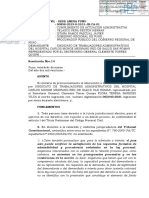 RESOLUCION #14 ADMITIR La Demanda CONTENCIOSO ADMINISTRATIVA