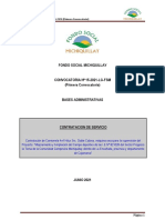 Convocatoria - Camioneta - Campo Deportivo - Primera Convocatoria