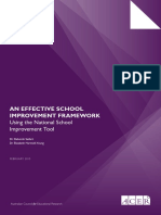 An Effective School Improvement Framework