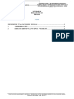 Informe de Evaluacion de Riesgos