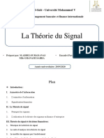 La Theorie de Signal