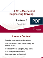 MECH 211 - Mechanical Engineering Drawing: François Tardy