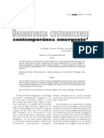 Dramaturgia Costarricense Contemporánea Emergente