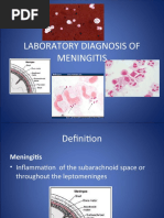 Laboratory Diagnosis of Meningitis