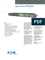 SM65 Supervisory Module: Eaton DC Power Solutions