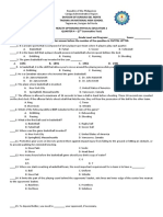 QTR 4 - Summative Test 2