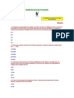 Exercícios de Fixação