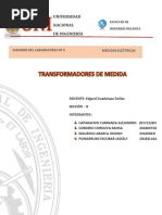 Transformadores de Medidas Grupo 1