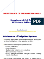 F-12 Maintenance of Irrigation Canals