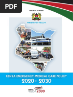 Kenya Emergency Medical Care Policy