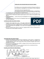 Controlled and Sustained Release Dosage