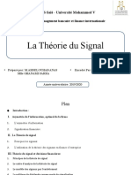 La Theorie de Signal