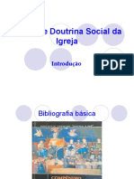 Doutrina Social Da Igreja. Introdução