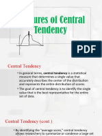 Measures of Central Tendency