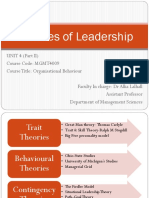 Theories of Leadership