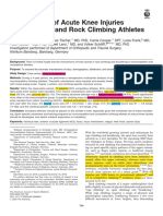 Knee Injuries in Rock Climbing