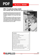 HPLC Troubleshooting Guide: Bulletin 826B