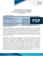 Syllabus Del Curso Modelos y Simulacion..