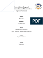 Calidad Total y Administracioj de La Calidad