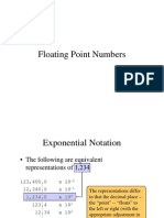 Floating Point Numbers