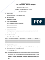 A.G. Patil Polytechnic Institute, Solapur.: Format For Micro-Project Report (About 8-10 Pages) Title of Micro-Project