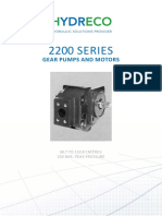 2200 SERIES: Gear Pumps and Motors